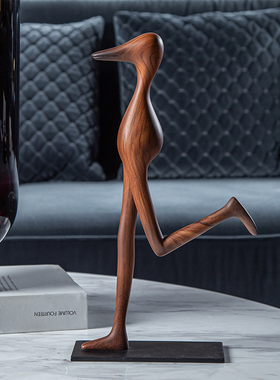 系列动物人形轻奢风客厅酒柜摆件