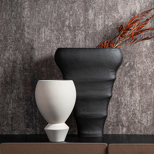无际 系列 花器摆件装饰品 新中式现代简约客厅禅意花器玄关摆件