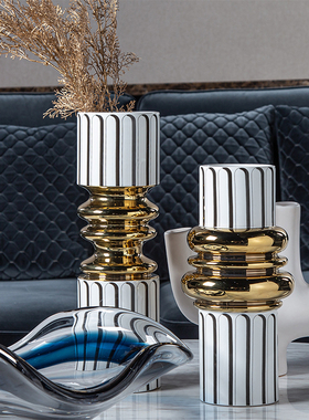 破晓 系列 花器摆件 欧式轻奢家居电视柜玄关酒柜摆件网红工艺品