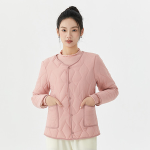 2024新款羽绒棉服内胆女短款轻薄保暖棉衣内穿妈妈棉袄中老年8209