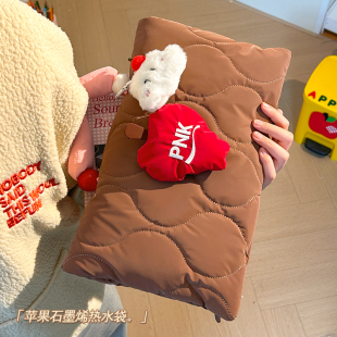 石墨烯无水羽绒热水袋电热暖水袋充电暖水袋防爆暖手宝暖腰敷肚子