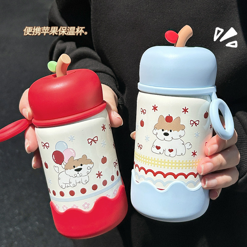超可爱保温杯316食品级高颜值可放书包女生杯子学生儿童上学水杯