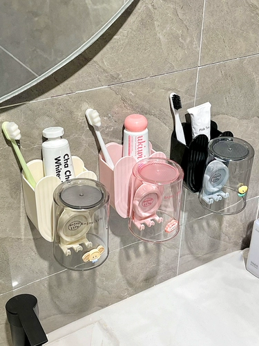 Электрическая зубная щетка для полоскания чашки для подготовки стойки без отверстия стена -корзина ванная комната для ванной комнаты зубная паста