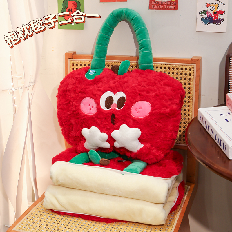 默默爱抱枕被二合一办公室车载