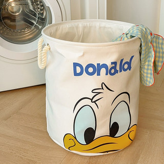 迪士尼脏衣篓可折叠家用脏衣服收纳桶玩具放衣神器高颜值洗衣篮筐