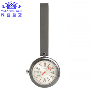 雅蓝皇冠护士表挂表双日历防水胸表复古简约医护学生考试怀表刻字