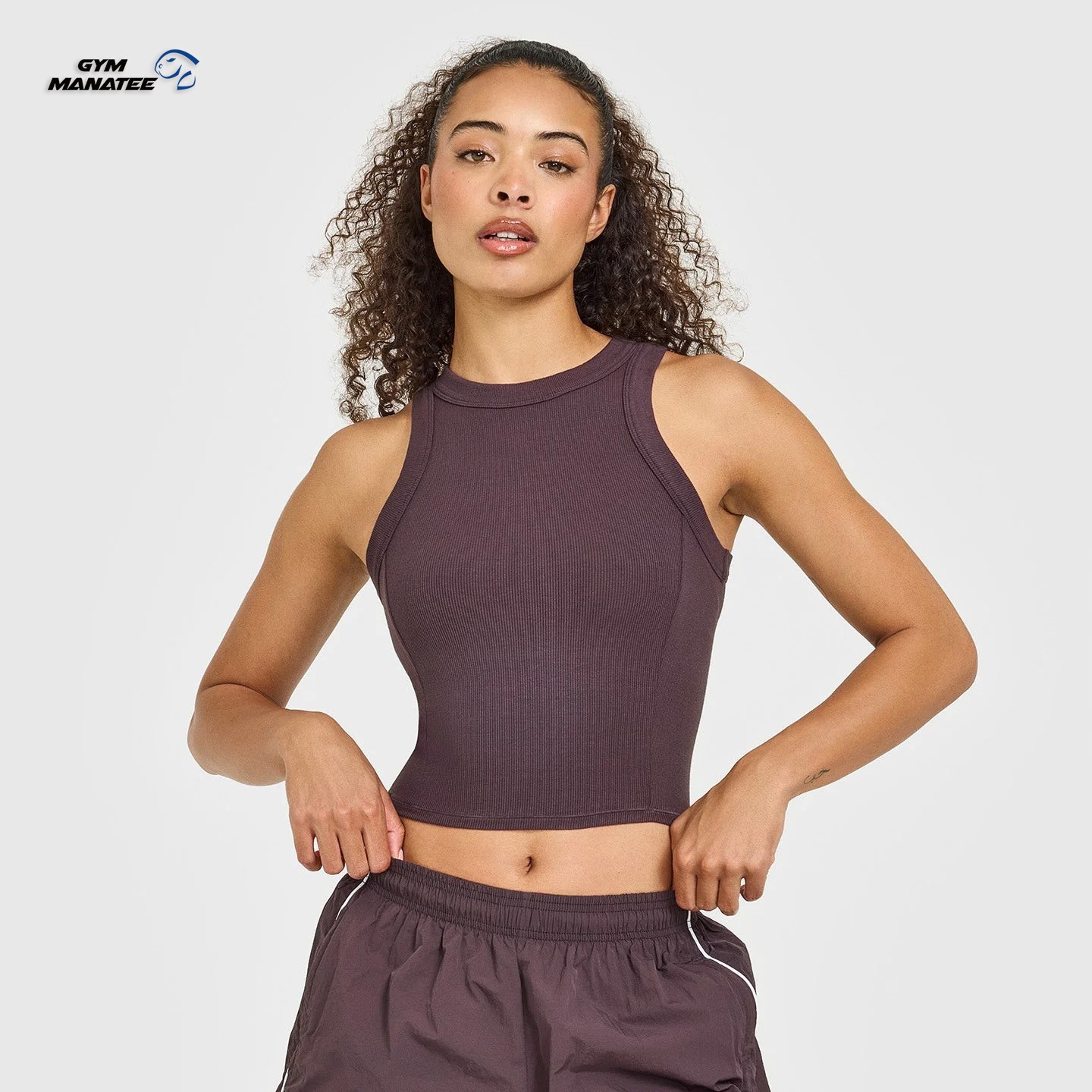 官网代购ONER螺纹短背心