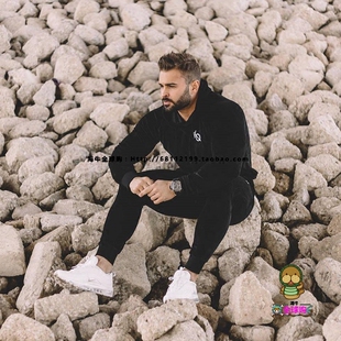 现货Vanquish VQ VELOUR男运动休闲健身丝绒天鹅绒连帽衫长袖卫衣