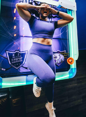 现货ALPHALETE阿尔法AMPLIFY LEGGING女高腰健身运动瑜伽健身长裤