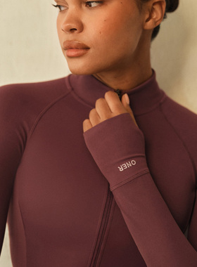 代购ONER ACTIVE女SOFTMOTION JACKET超柔超弹长袖健身衣拉链衫
