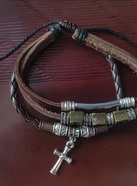 手工编织波西米亚民族风手链复古异域风手串多层叠戴小众个性手绳