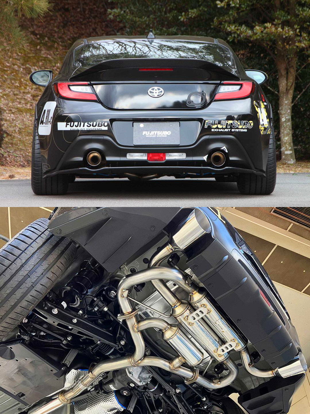 适用于丰田GR86斯巴鲁BRZ ZD8 FGK排气 86BRZ FGK中尾段排气