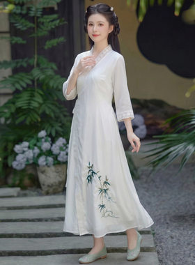 2026年夏季中国风茶服交领民族