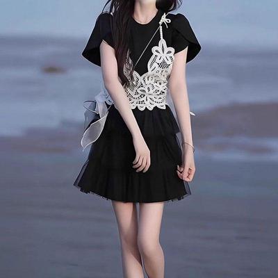 2025夏搭配套装女微胖m短袖T恤