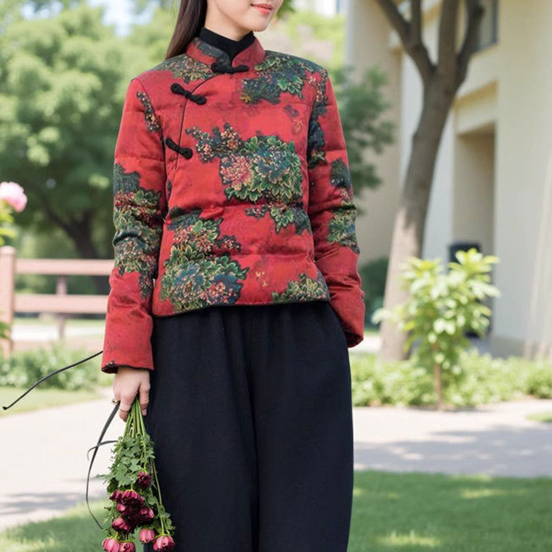 2025年秋季新款改良版立领盘扣