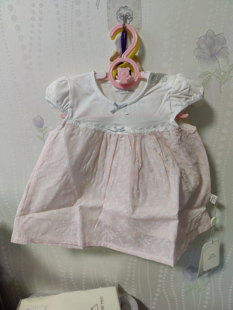 英贝蒂儿夏季款女宝小裙子短袖夏装可爱舒适