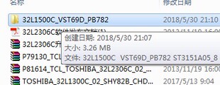 东芝32L1500C 32L15EBC TP.VST69D.PB782程序数据软件