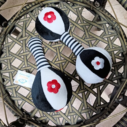 沙锤哑铃happymonkey毛绒