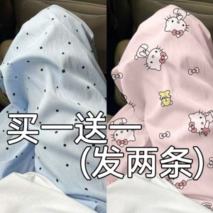 夏季薄款清凉裤卡通可爱宽松软纱遛弯裤云朵家居休闲薄款可外裤子