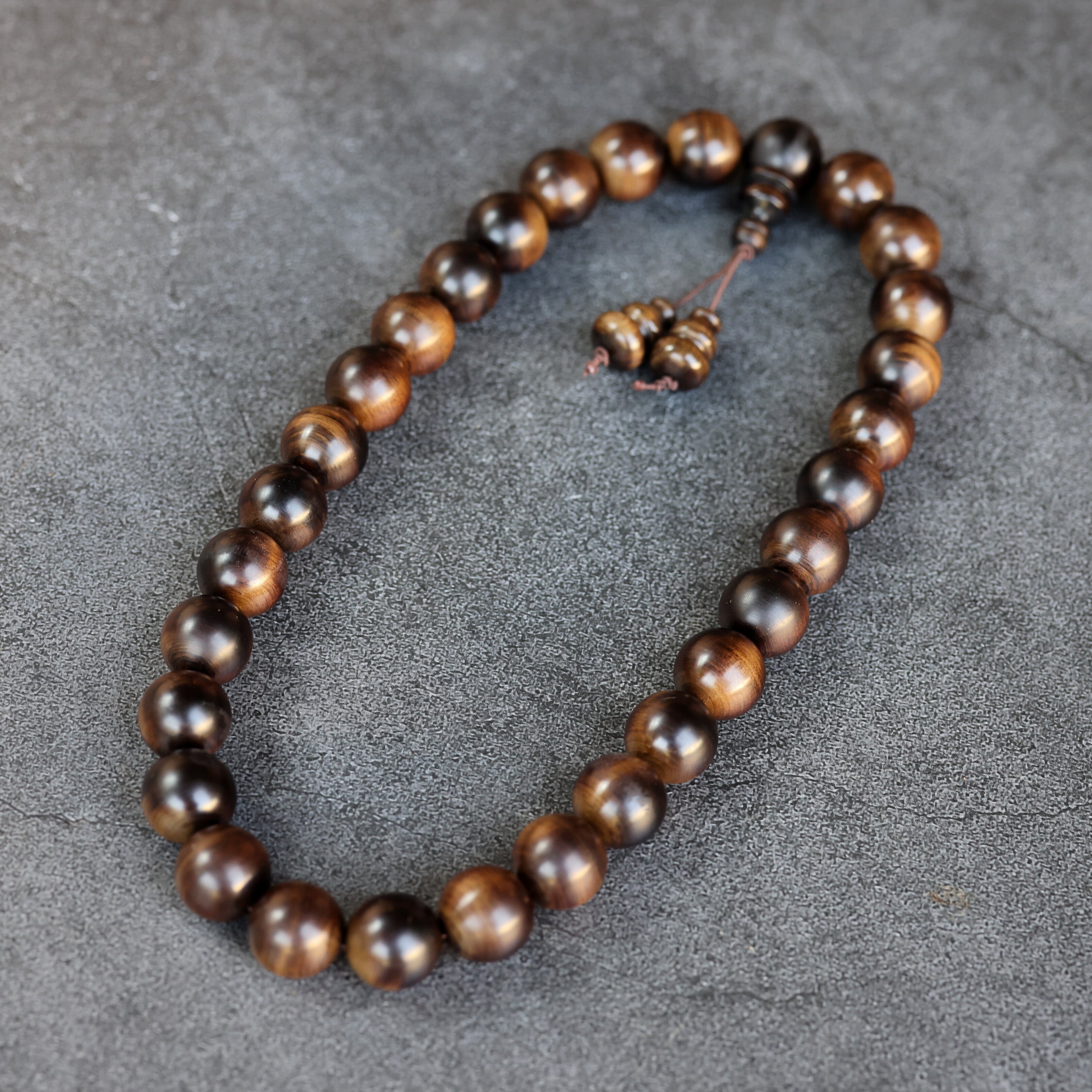 【29】崖柏手持佛珠盘玩念珠手持车挂长手串香味安神助眠