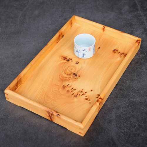 【40】崖柏茶盘榫卯收纳盘果盘崖柏心经香味安神助眠送长辈