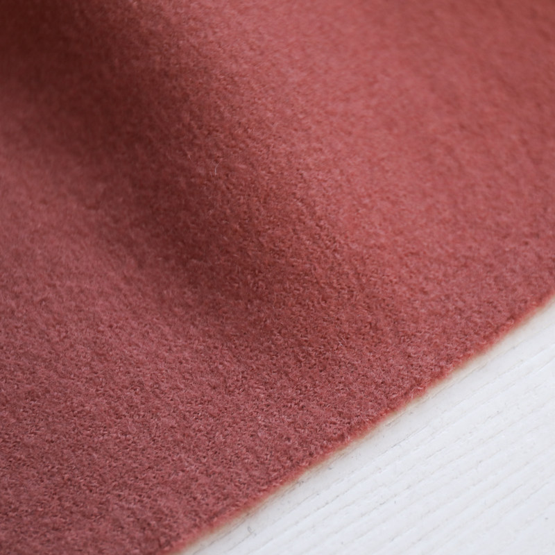意大利进口温润橡皮深红色细腻双针针织羊毛面料外套设计师布料,居家布艺,海绵垫/布料/面料/手工diy,淘宝优惠券,粉丝福利购,淘宝优惠卷