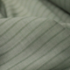 日本进口薄款 浅豆绿色竖条纹细腻编织羊毛纱布提花面料设计师布料
