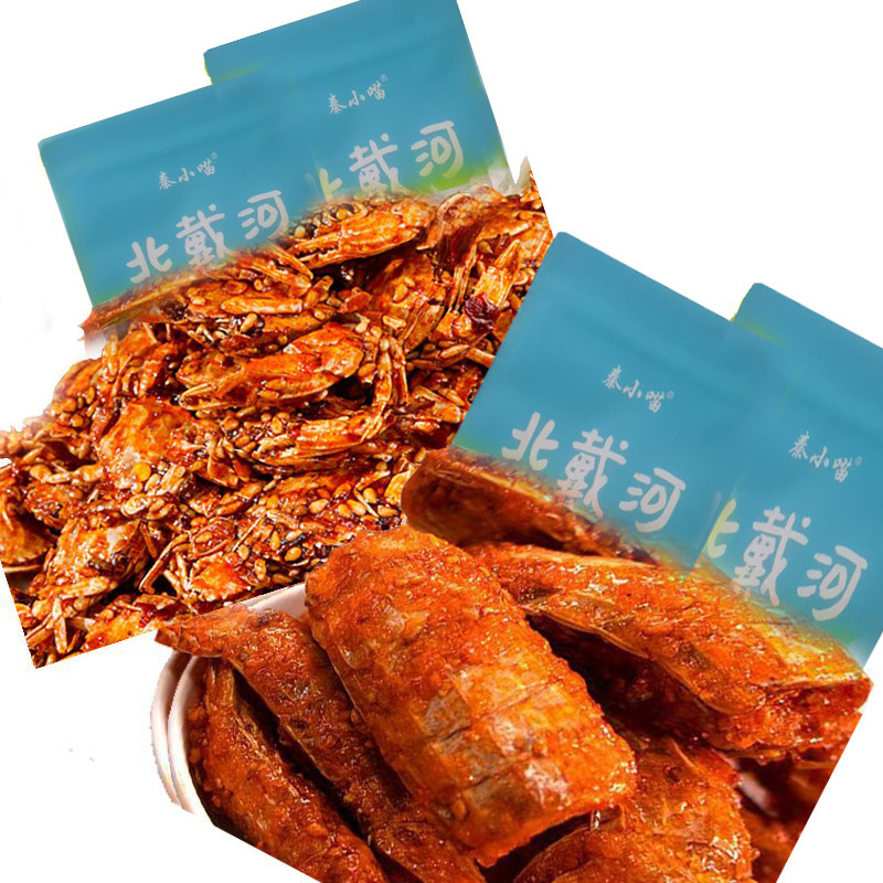 香辣小海蟹北戴河特产秦皇岛特产小螃蟹麻辣香辣即食零食酥脆海鲜