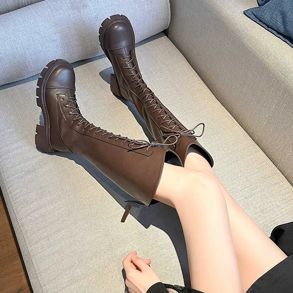 2024新款长筒靴女骑士靴胖mm粗腿大筒围长靴高筒靴胖妹大码女靴子