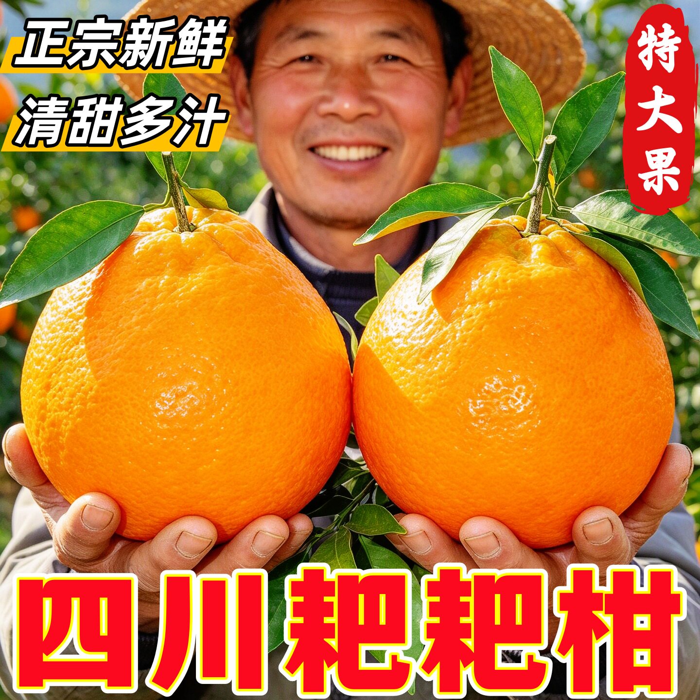 春见耙耙柑当季新鲜现摘清甜多汁