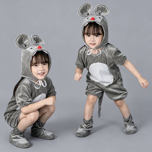 小动物儿童演出服装卡通造型衣服