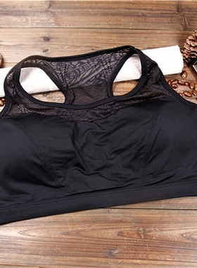 G4欧美单大码跑步内衣瑜珈全杯防震运动文胸70BCD85BCDE95DE100CD