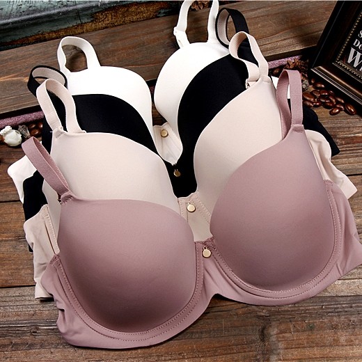 h23 包邮 光面少女内衣 t恤纯色基础上托文胸70/75/80/85/90/abcd