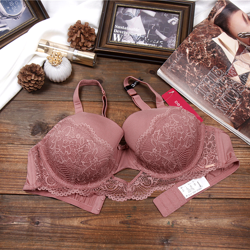 B13 性感蕾丝舒适胸罩夏季女内衣大码上托薄款文胸75C80BC85BCD