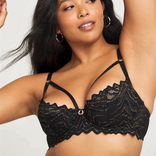 J20欧美超大码黑色蕾丝薄款文胸80G85FG90FG95DE100BCDF105DE110E