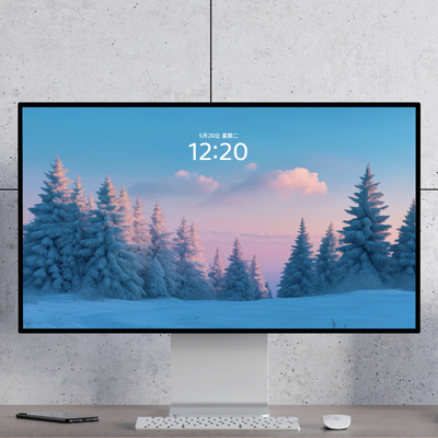 冬日雪景 浪漫治愈风景 大自然 电脑手机壁纸mac电脑ipad壁纸