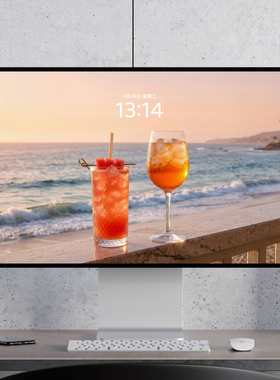 黄昏冷饮 浪漫治愈 夏日清凉大海 电脑mac手机ipad壁纸watch壁纸