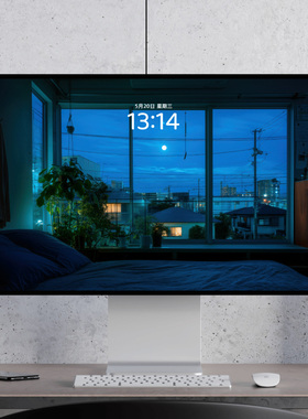 蓝色夜里 浪漫治愈宁静 放松疗愈 电脑mac手机ipad壁纸watch壁纸