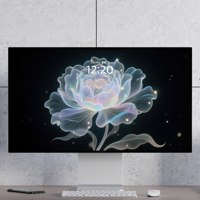 【2张】流动花 唯美浪漫 科幻 mac ipad Watch折叠手机电脑壁纸