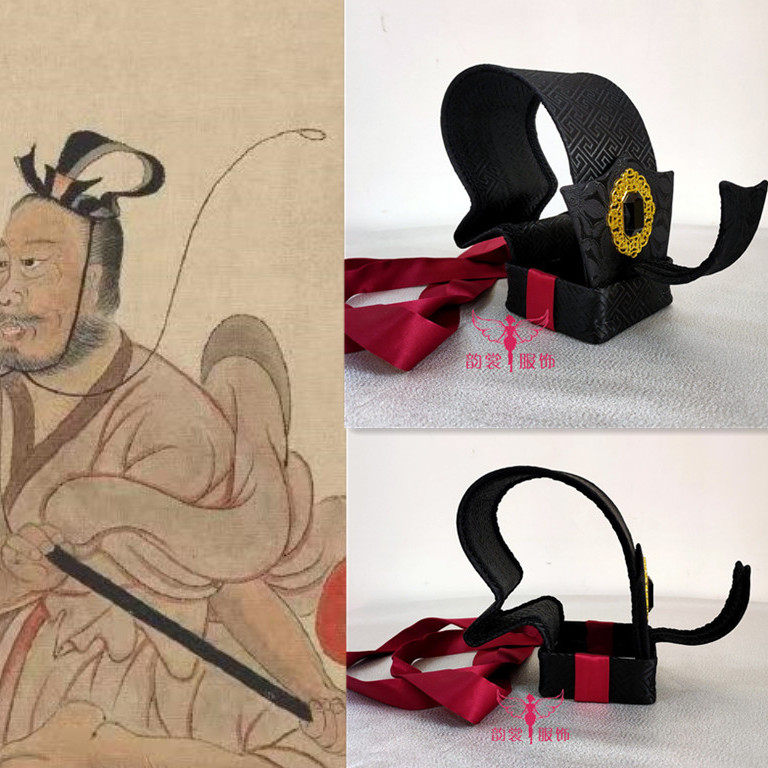 古装发冠汉制汉服发饰秦西汉晋春秋南北朝远游冠东西晋汉代头冠96