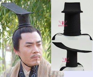 黑色發(fā)冠男古裝 漢朝頭飾漢代帝王男頭冠34 漢武大帝古裝 陳寶國(guó)款