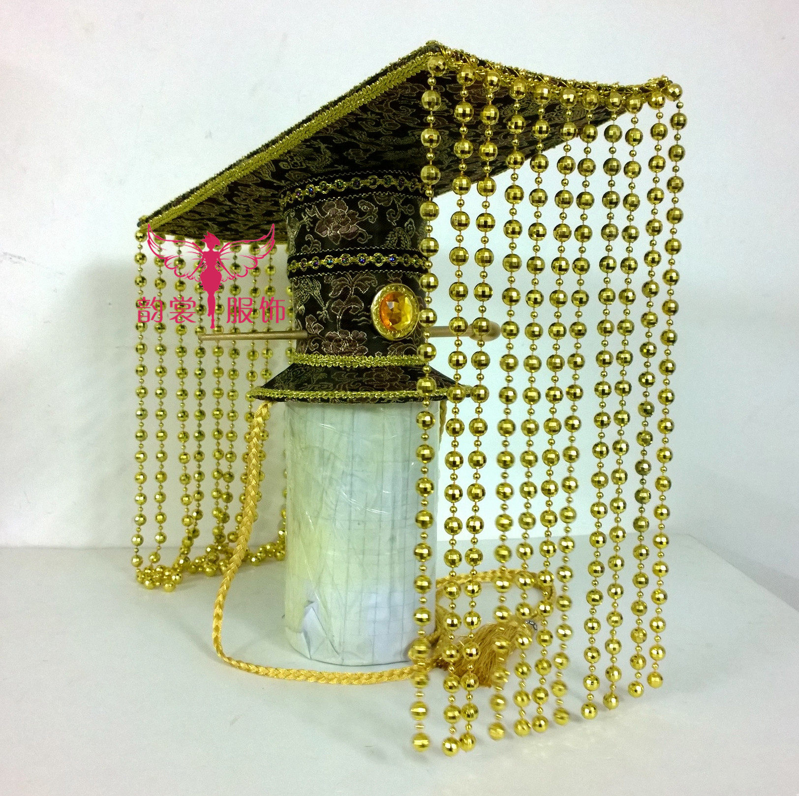 古代皇帝王发冠 汉朝皇帝头冠 男士古装门帘头冠 影视剧汉服头饰