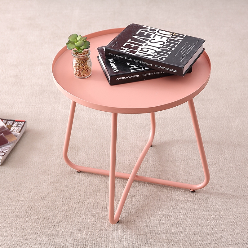 北欧铁艺小茶几小户型茶几ins简约小圆桌边几网红边桌简易床头桌在类目 住宅家具, 几类, 茶几中 - 来自Buy2taobao.com提供专业的淘宝代购服务
