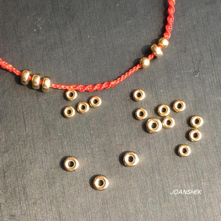 美国包金注金饰品手绳散珠