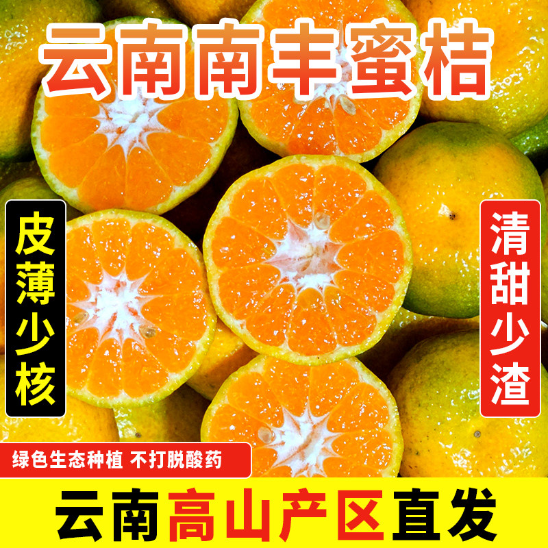 2026年头茬尝鲜云南高山南丰蜜橘/产地直发/孕妇水果南丰蜜橘