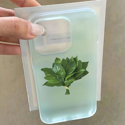 柚子叶适用于苹果17手机壳15新款iphone16个性13简约promax创意12/11防摔14pro全包软壳pm韩风 xrxsmax透明78