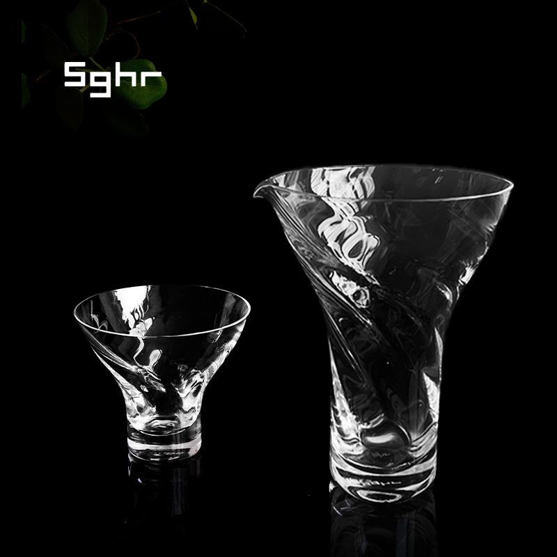 Sghr宴硝子杯子玻璃杯手工吹制