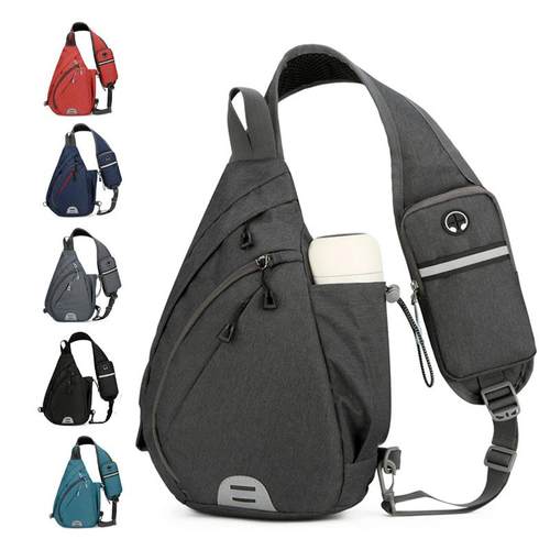 水滴包旅游胸前包单肩包胸包多层