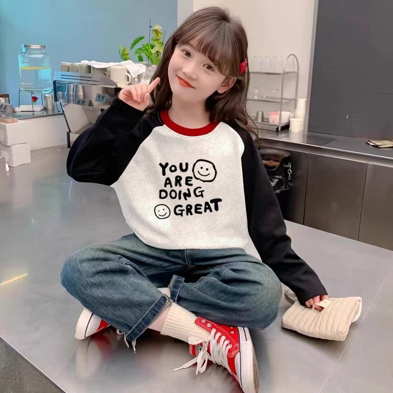 纯棉女童装长袖T恤2025春秋季中大儿童宝宝卡通洋气百搭休闲上衣,童装/婴儿装/亲子装,T恤,淘宝优惠券,粉丝福利购,淘宝优惠卷