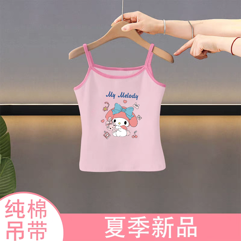 100%纯棉女童拼接无袖吊带背心t恤夏季新款中小儿童宝宝韩版上衣,童装/婴儿装/亲子装,背心吊带,淘宝优惠券,粉丝福利购,淘宝优惠卷